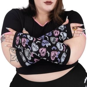 Too Fast Candy Heart Armwarmers